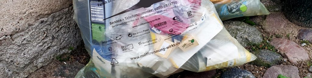 Gelbe Säcke, richtig befüllt